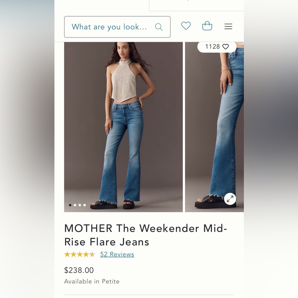 Mother, the weekender Fray jeans 27